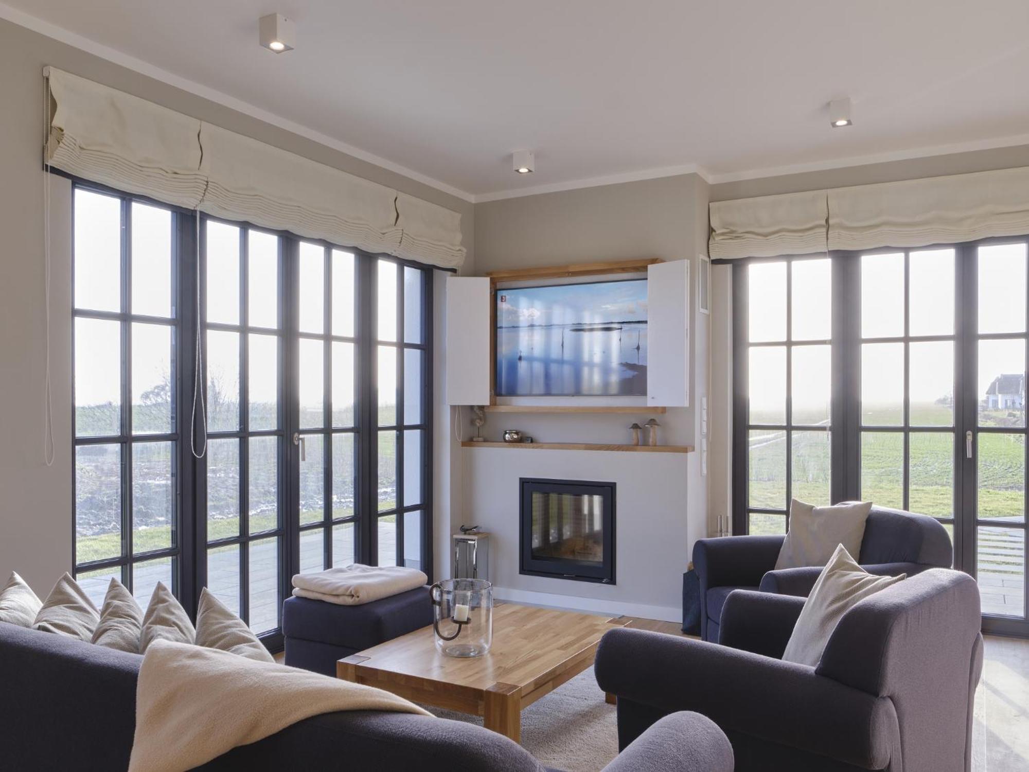 Reetland Am Meer - Luxusplus Reetdachvilla Mit 4 Schlafzimmern, Aussensauna, Loungebereich Und Kamin G07 ドランスケ エクステリア 写真